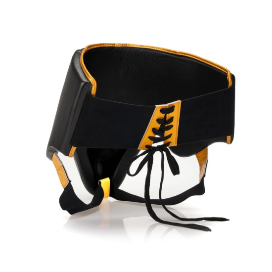 Coquilla profesional de boxeo Windy Fightgear "Elite" negro/oro