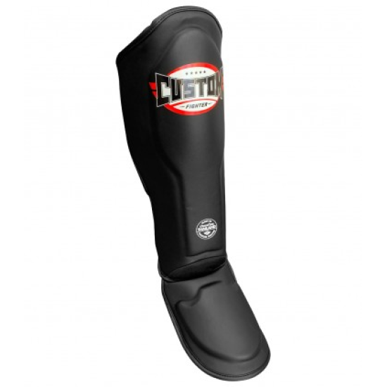 Espinileras Custom Fighter Thailand negras