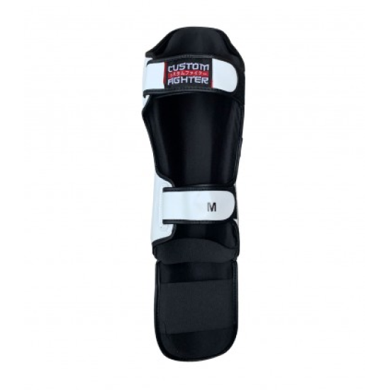 Espinilleras Custom Fighter Steel Leg Blancas