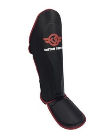 Espinilleras Custom Fighter Steel Leg negras