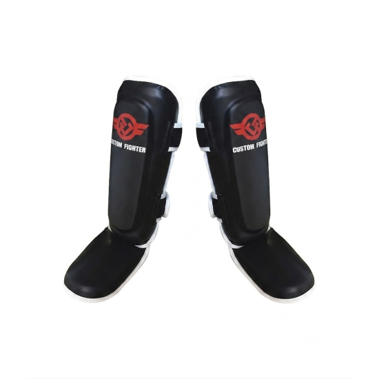 Espinilleras Custom Fighter "Thai" negras