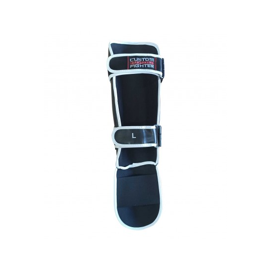 Espinilleras Custom Fighter "Thai" negras