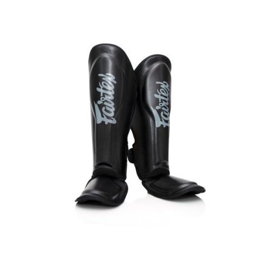 Espinilleras Fairtex para deportes de contacto FXB negro