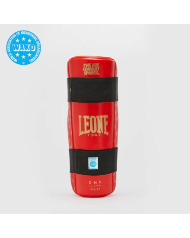 Espinilleras  Leone 1947 "DNA" Color rojo PT188 WAKO