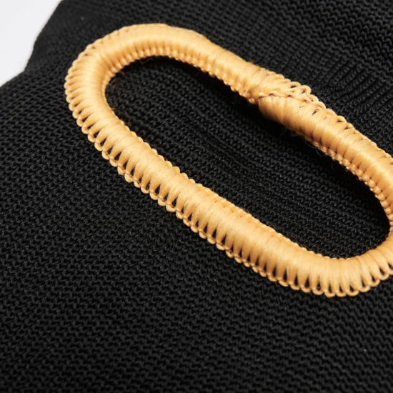 Espinilleras para deportes de contacto Leone 1947 "DNA" PT123 negro