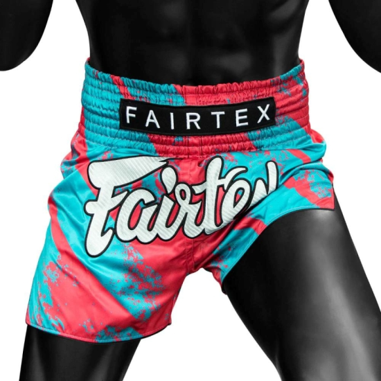 Fairtex Fight shorts  " Street King " Turquesa