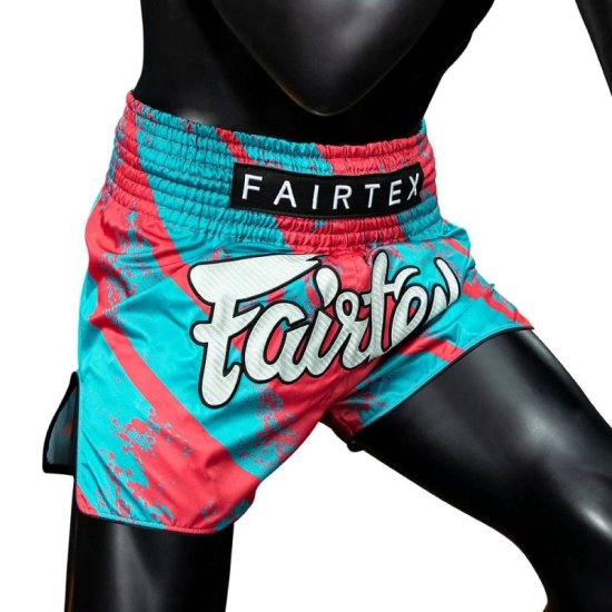 Fairtex Fight shorts  " Street King " Turquesa
