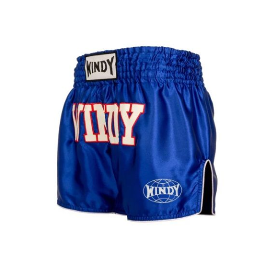 Fight shorts Kick & Thai Windy "Retro azul"