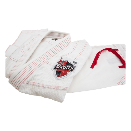 Gi de Brazilian Jiu Jitsu "Booster" Pro Shield color blanco
