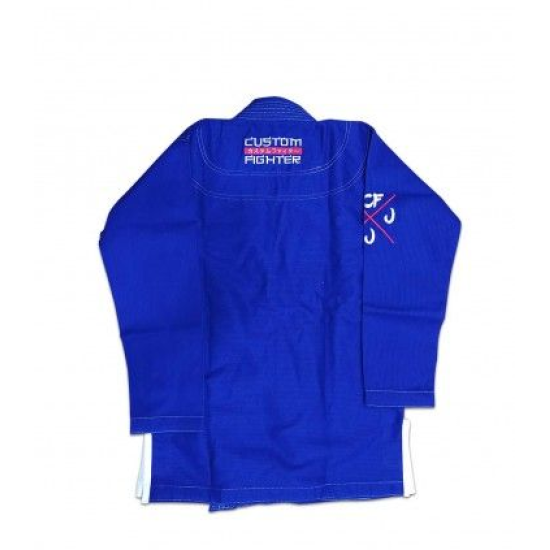 Gi de Brazilian Jiu Jitsu "Custom Fighter" Color azul