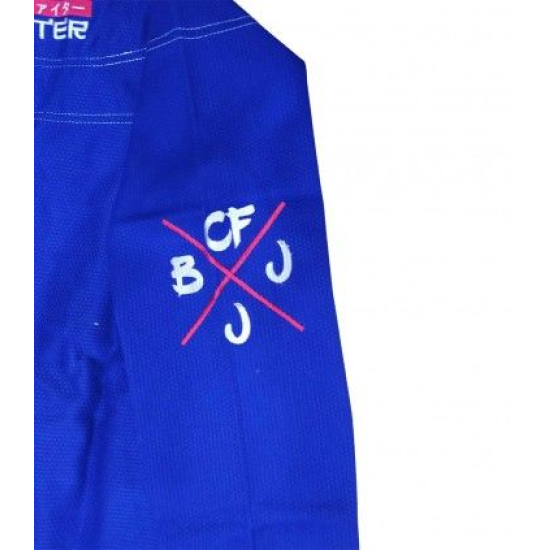 Gi de Brazilian Jiu Jitsu "Custom Fighter" Color azul