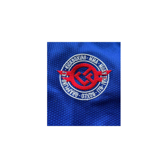Gi  o Kimono de Brazilian Jiu Jitsu "Custom Fighter" Color azul 450 grms (Nuevo modelo)