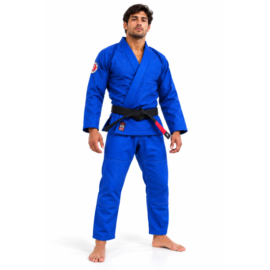 Gi  o Kimono de Brazilian Jiu Jitsu "Custom Fighter" Color azul 450 grms