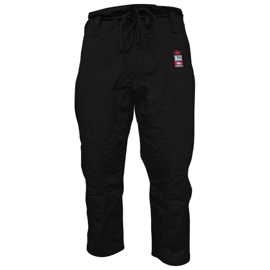 Gi o Kimono de Brazilian Jiu Jitsu "Custom Fighter" Color Negro de 450 grms (Nuevo modelo)