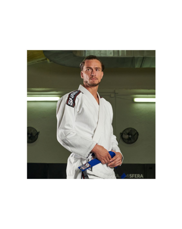 Gi o Kimono de Brazilian Jiu Jitsu Shark SBS Color blanco