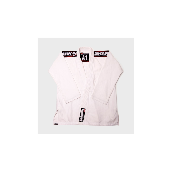 Gi o Kimono de Brazilian Jiu Jitsu Shark SBS Color blanco