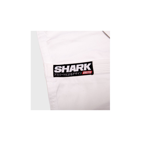 Gi o Kimono de Brazilian Jiu Jitsu Shark SBS Color blanco