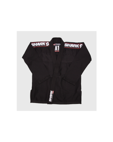 Gi o Kimono de Brazilian Jiu Jitsu Shark SBS Color negro