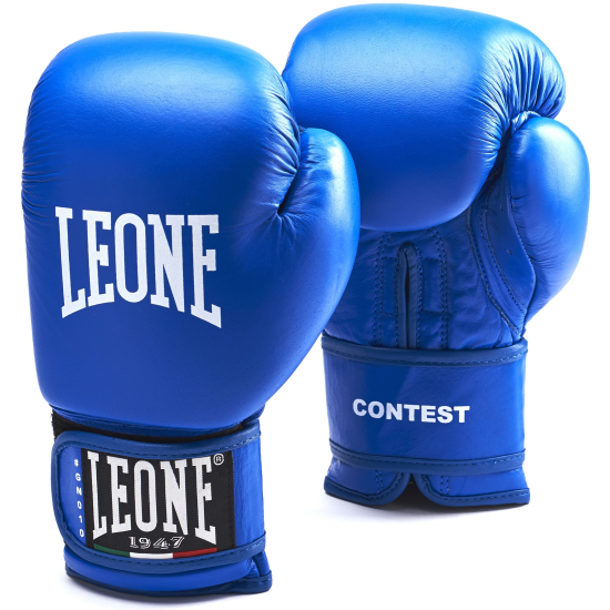 Guantes de Boxeo Amateur Leone 1947 GN010 "Contest" azul