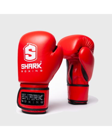 Guantes de boxeo Amateur Shark Boxing rojo