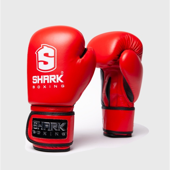 Guantes de boxeo Amateur Shark Boxing rojo