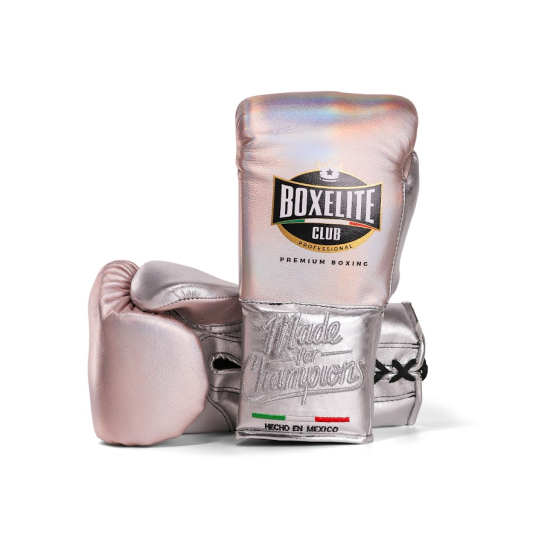 Guantes de boxeo Boxelite Club " Training MX" Premium Tornasol cuerdas