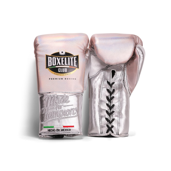 Guantes de boxeo Boxelite Club " Training MX" Premium Tornasol cuerdas
