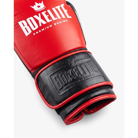 Guantes de boxeo Boxelite S-PRO velcro color rojo