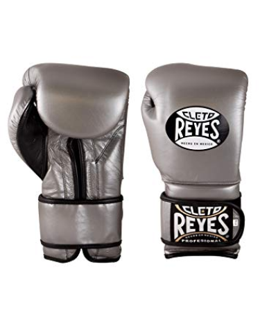 Guantes de Boxeo Cleto Reyes color plata