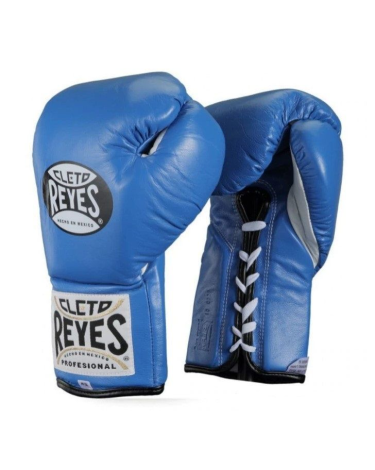 Guantes de Boxeo Cleto Reyes oficiales de pelea color azul