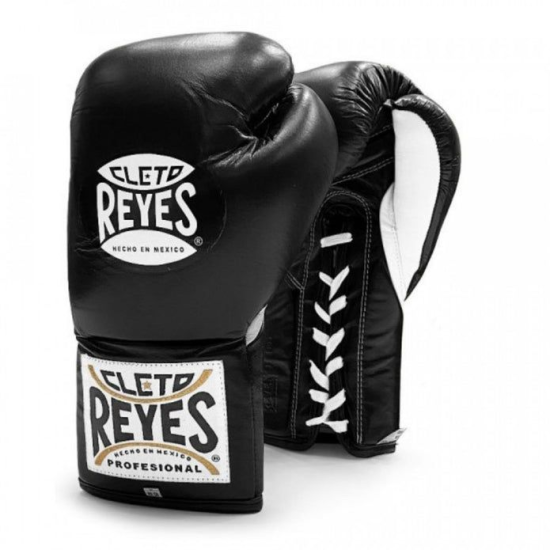 Guantes de Boxeo Cleto Reyes oficiales de pelea color negro