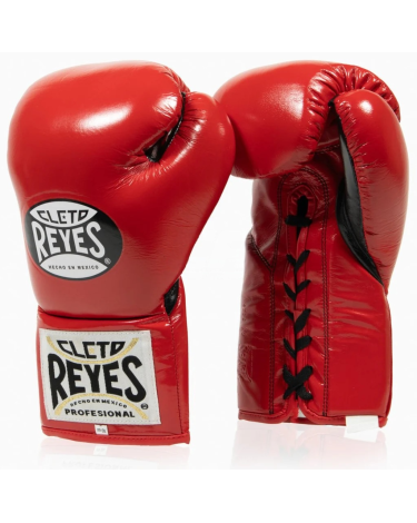 Guantes de Boxeo Cleto Reyes oficiales de pelea color rojo