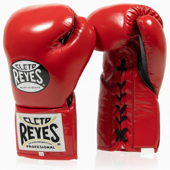 Guantes de Boxeo Cleto Reyes oficiales de pelea color rojo