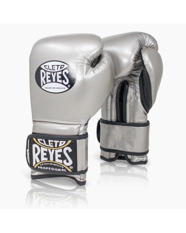 Guantes de boxeo Cleto Reyes "Pro Sparrring" plata