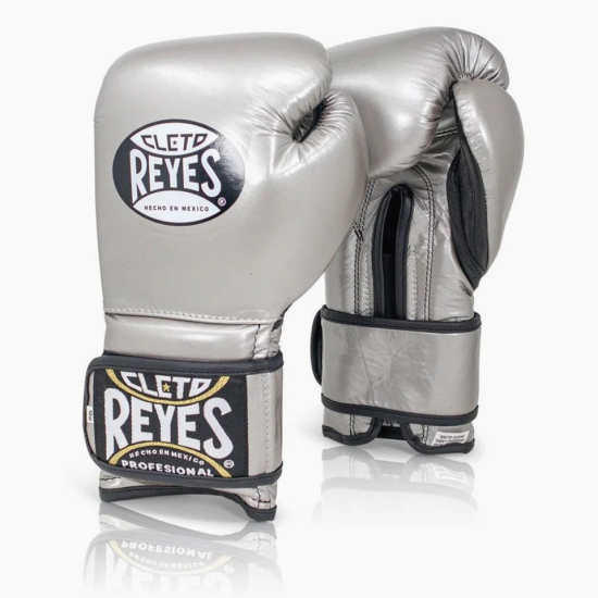 Guantes de boxeo Cleto Reyes "Pro Sparrring" plata