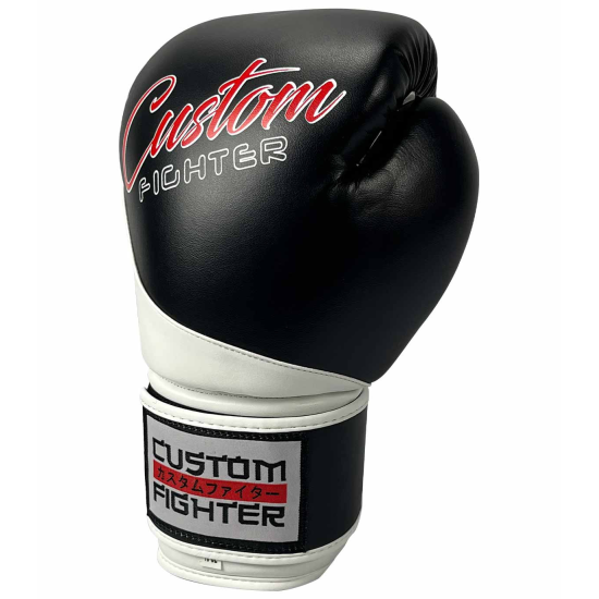 Guantes de boxeo Custom FIghter "Bicolor" negros