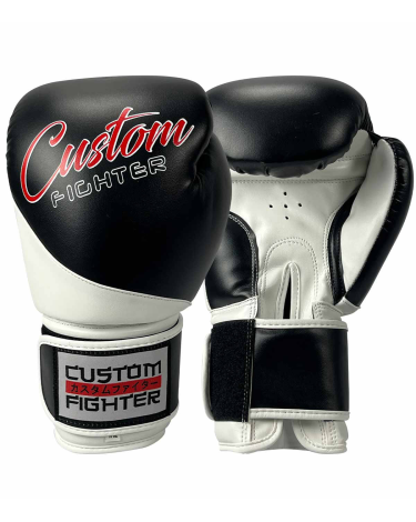 Guantes de boxeo Custom FIghter "Bicolor" negros