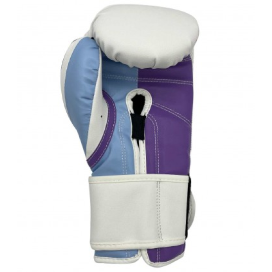 Guantes de boxeo Custom Fighter "Iron Fist" White microfibra