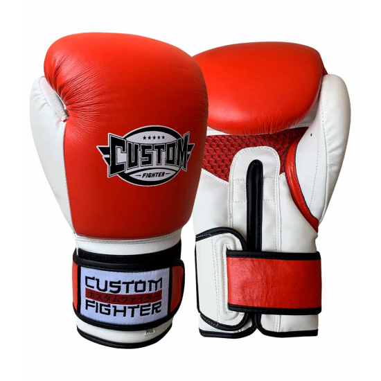 Guantes de Boxeo Custom Fighter  Mix rojos