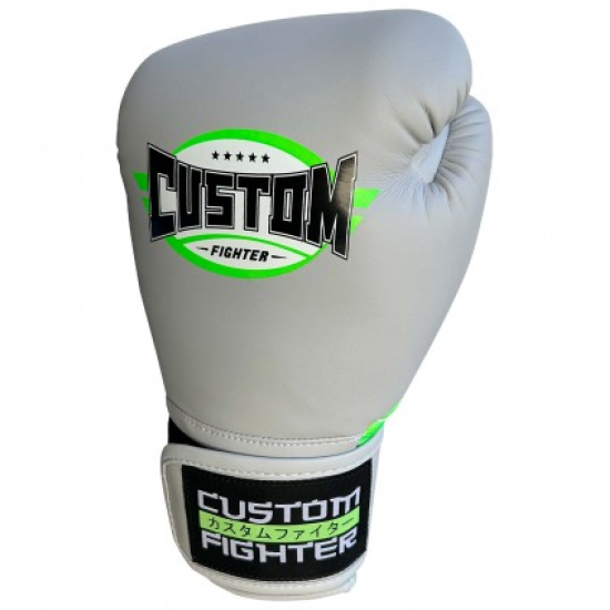 Guantes de boxeo Custom Fighter Thailand grey fluor