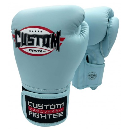 Guantes de boxeo Custom Fighter Thailand Sky Blue