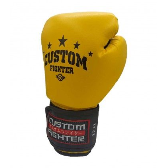 Guantes de Boxeo Custom Fighter Yellow star