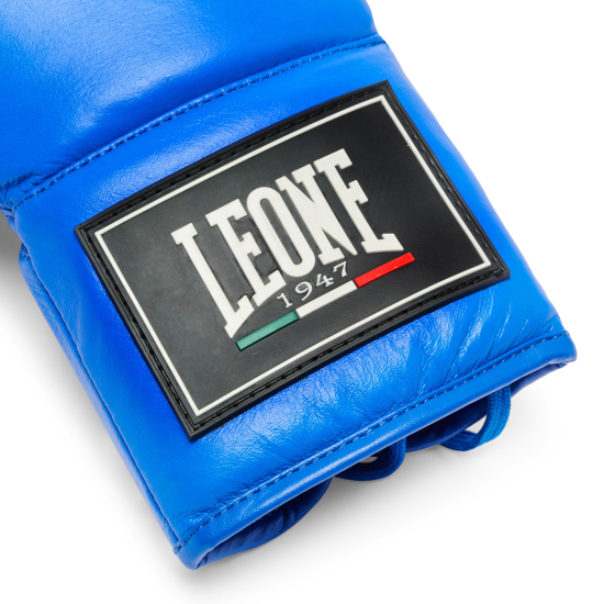 Guantes de boxeo de cuerdas Leone 1947 Shock Pro GN057L azul
