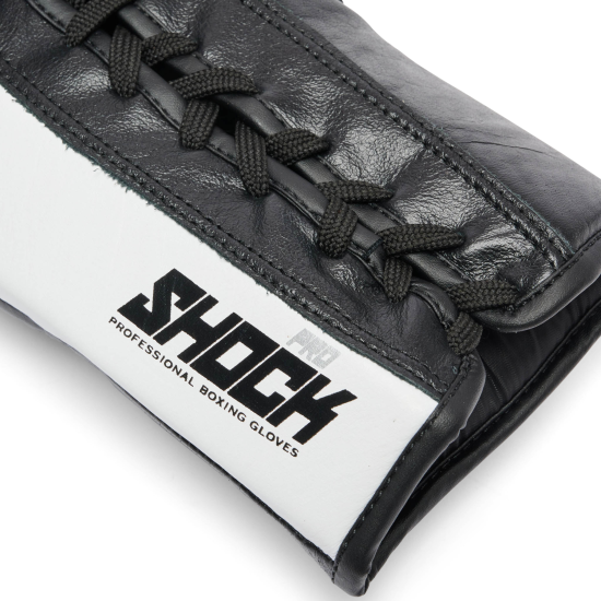 Guantes de boxeo de cuerdas Leone 1947 Shock Pro GN057L negro