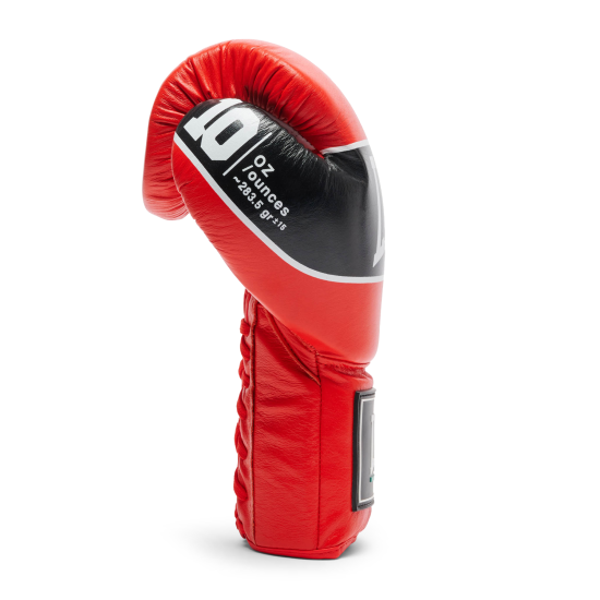Guantes de boxeo de cuerdas Leone 1947 Shock Pro GN057L rojo