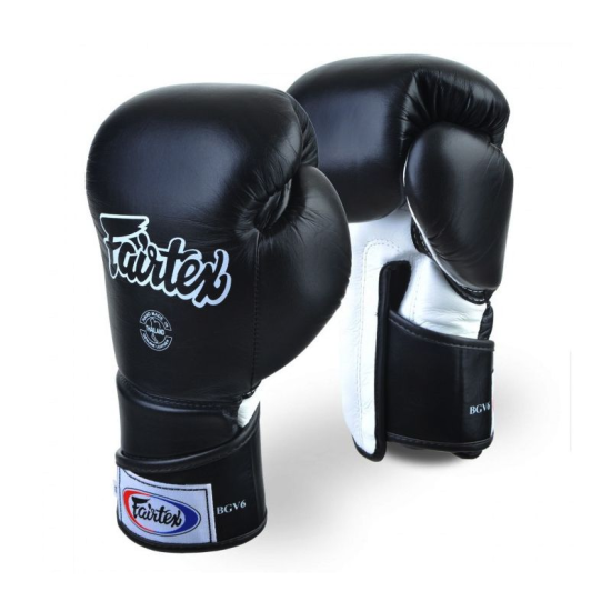 Guantes de Boxeo Fairtex BGV6 Color Negro