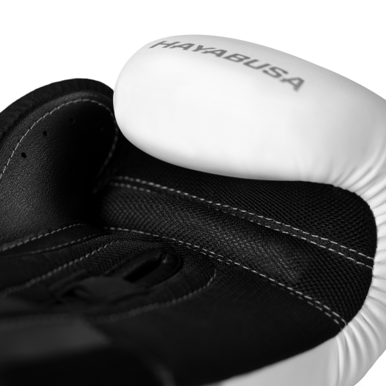 Guantes de boxeo Hayabusa E1 negro-blanco