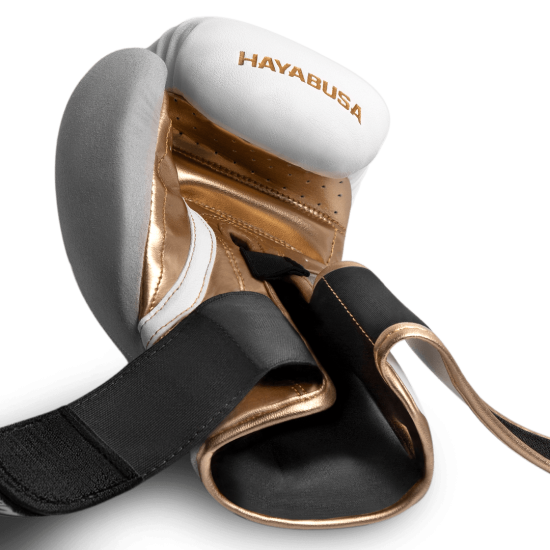 Guantes de boxeo Hayabusa T3 blanco/oro