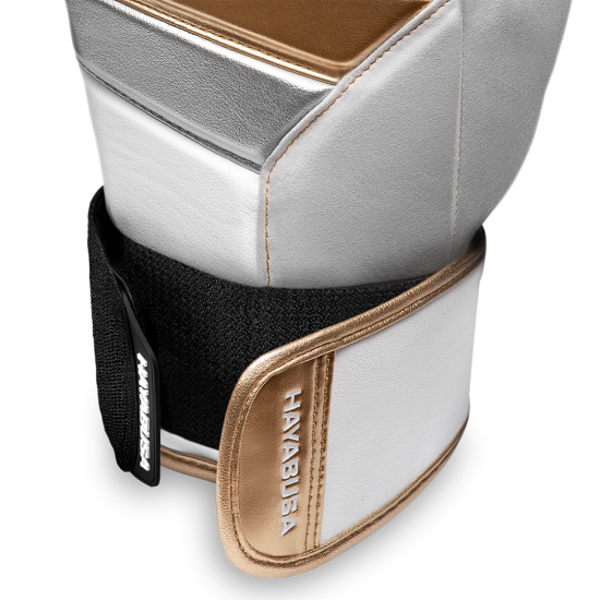 Guantes de boxeo Hayabusa T3 blanco/oro
