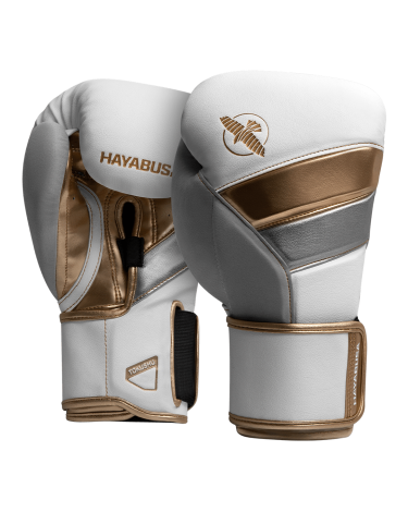 Guantes de boxeo Hayabusa T3 blanco/oro